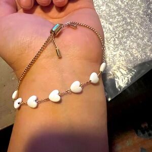 Baublebar - adjustable heart bracelet NWT